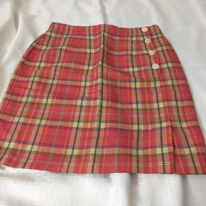 GAp plaid skirt 10"